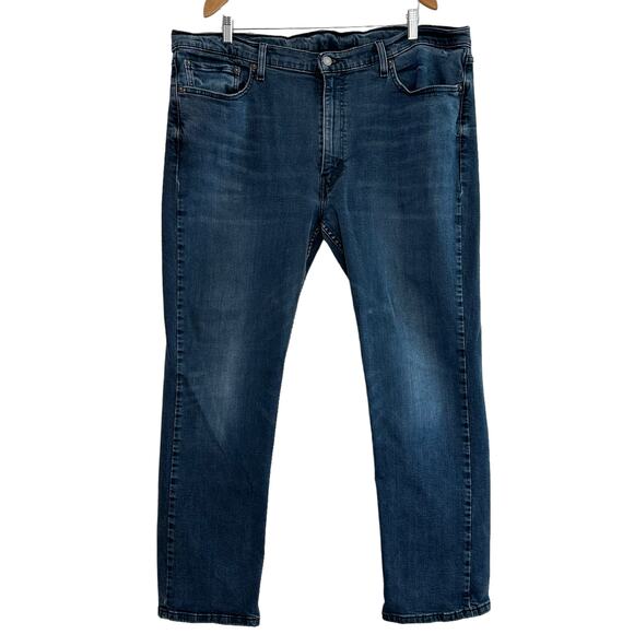 Levi's 514 Straight Leg Jeans Men Size 40x32 Stretch Medium Wash Denim - Picture 1 of 7